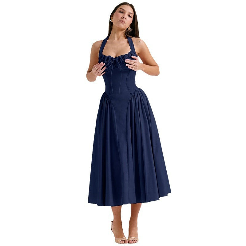 The Fleur-de-Lis  Halter Sundress