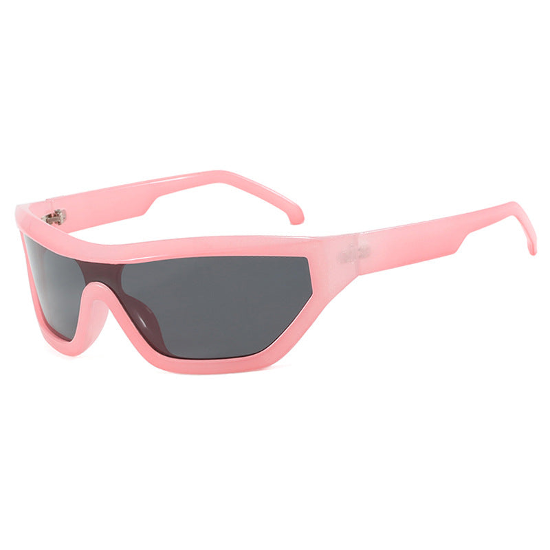 Conjoined Y2K Sunglasses Narrow Frame