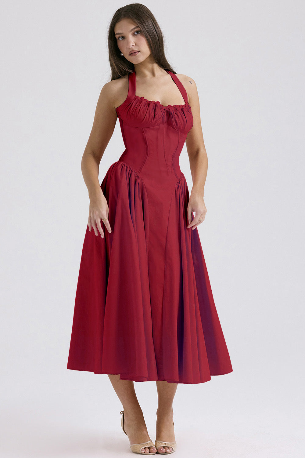 The Fleur-de-Lis  Halter Sundress