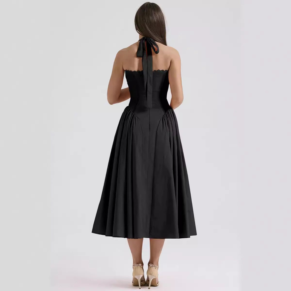 The Fleur-de-Lis  Halter Sundress