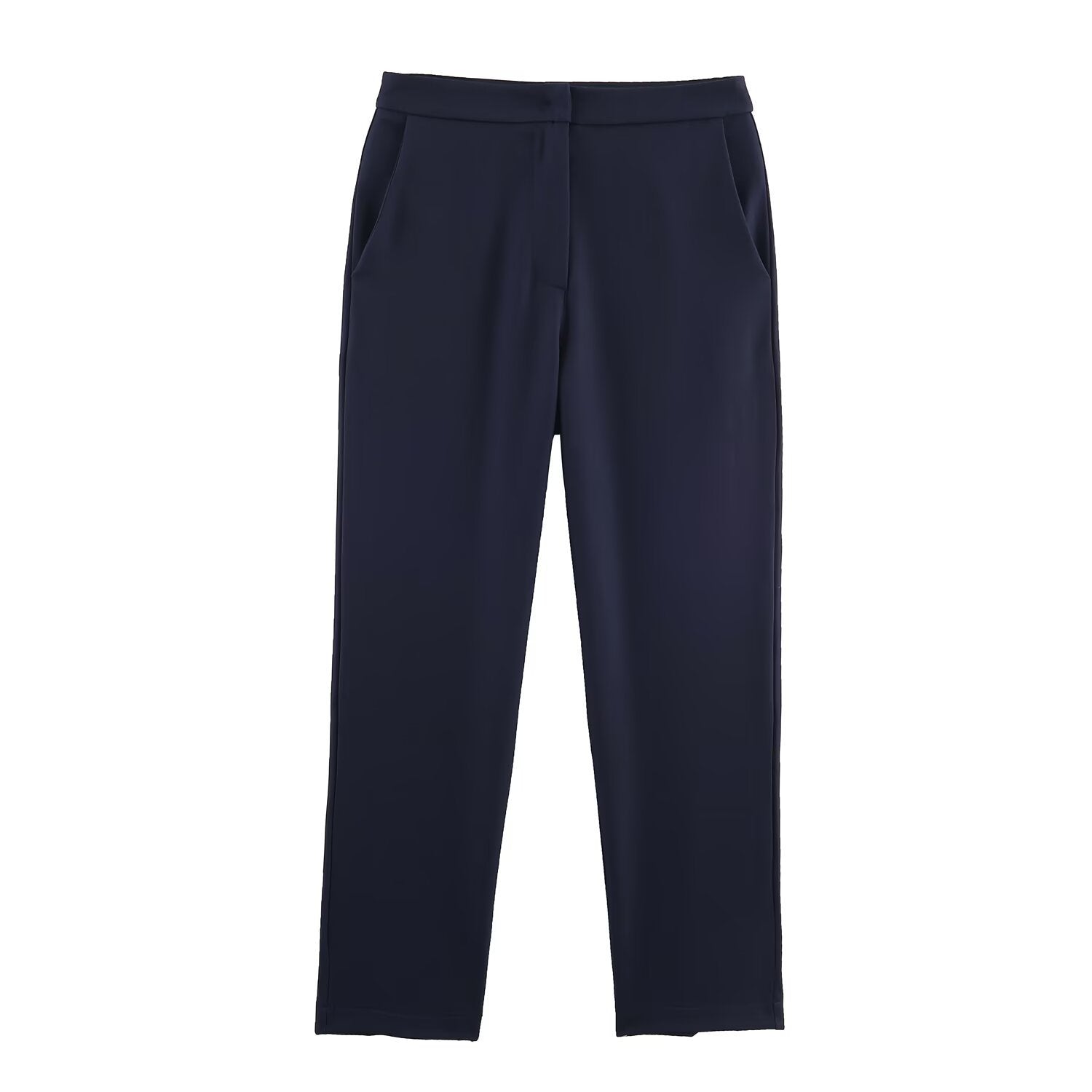 Collarless suit jacket+pants set