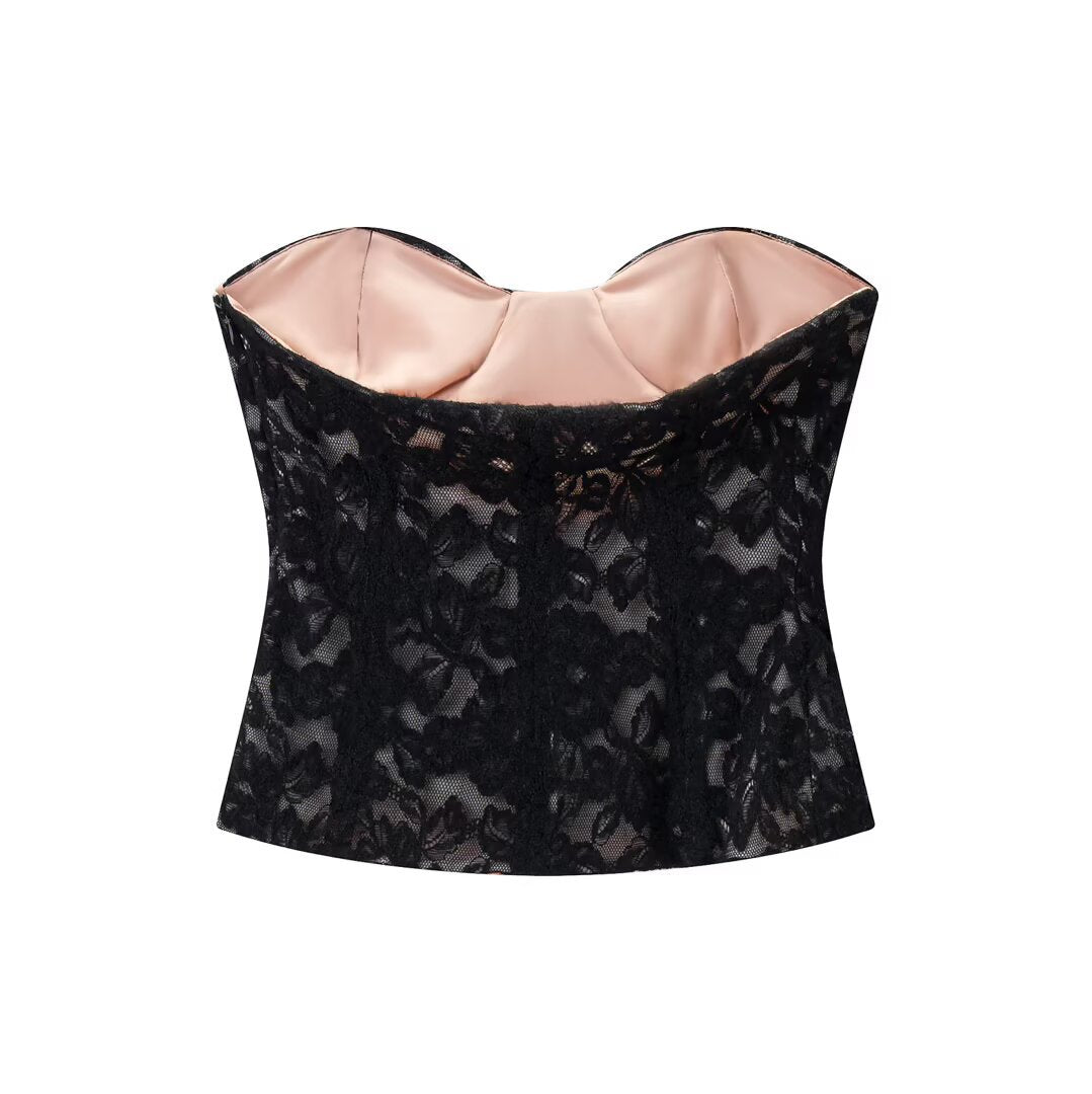 Savannah Spicy girl velvet lace corset