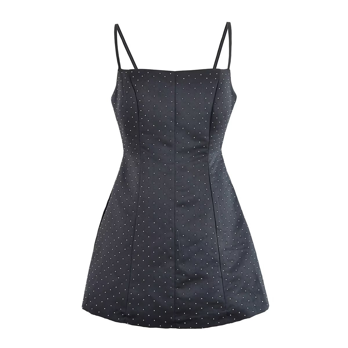 Lisa Retro-Inspired Polka Dot Fit & Flare Mini Dress