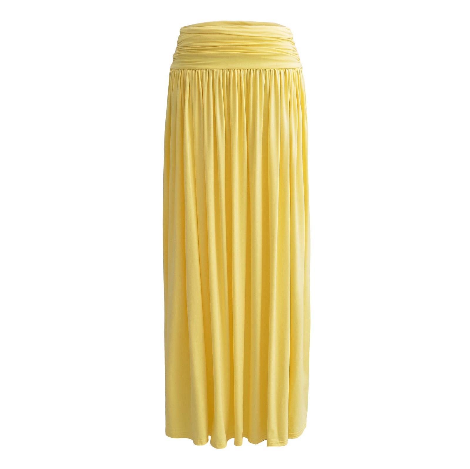 Low waist Serene Drape Micro-Pleat Maxi Skirt