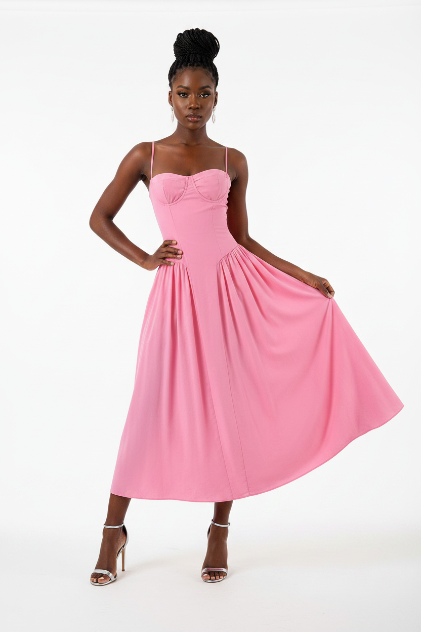 Rosa Slim fit camisole dress