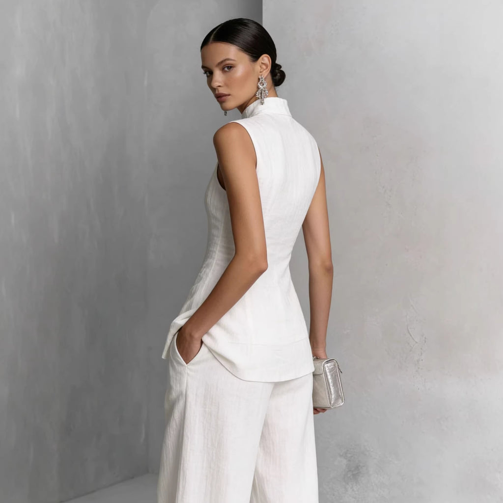 Selena sleeveless pants set
