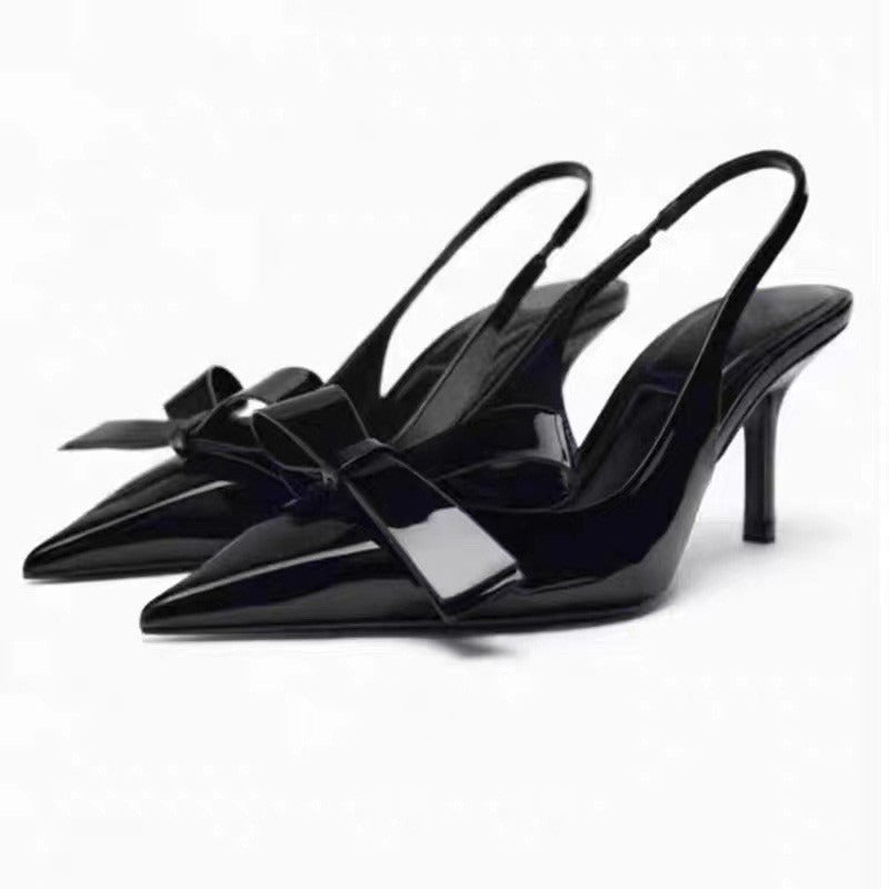 Soleil shallow back strap stiletto elegant sandals