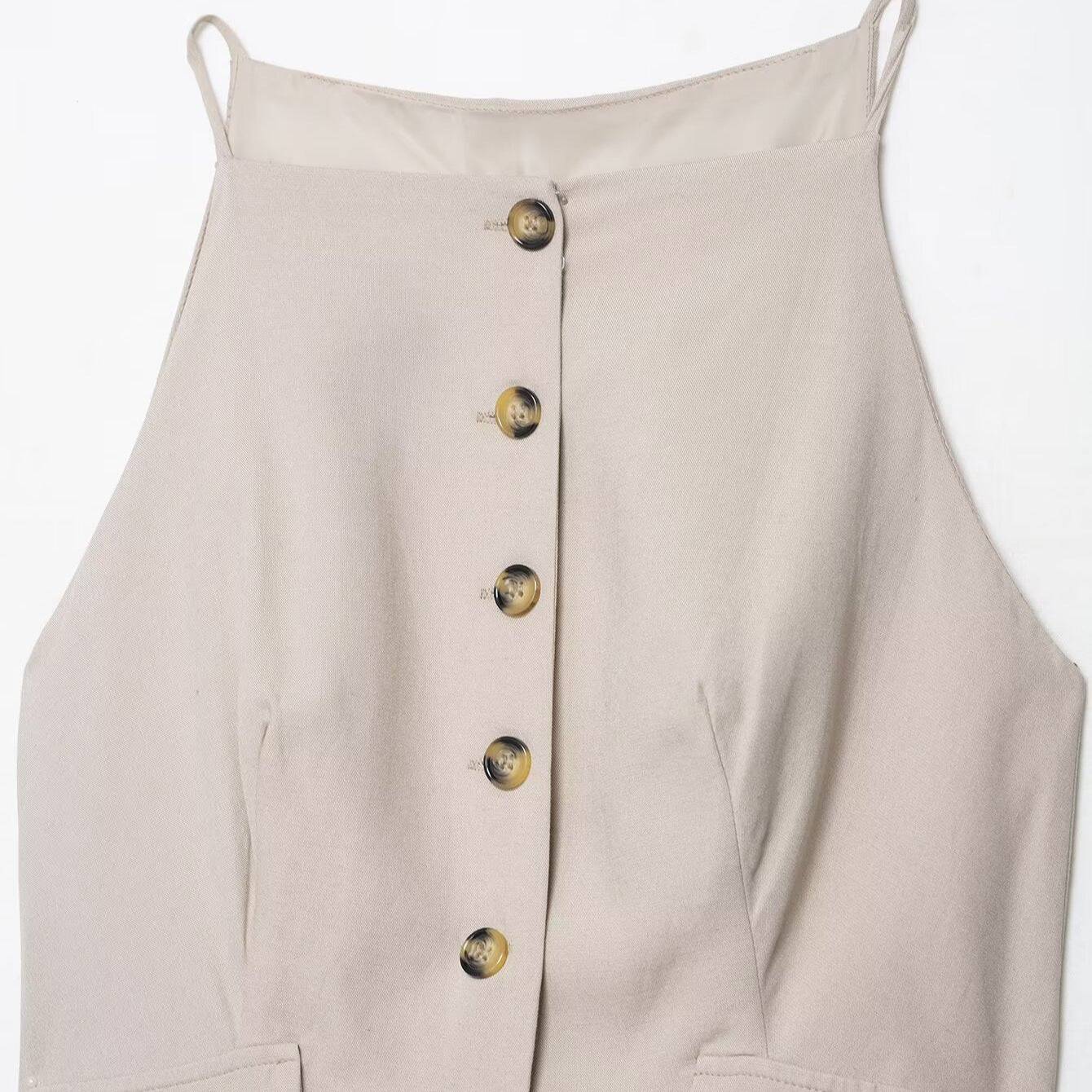 Ellie Small pleated skirt MIDI vest dress