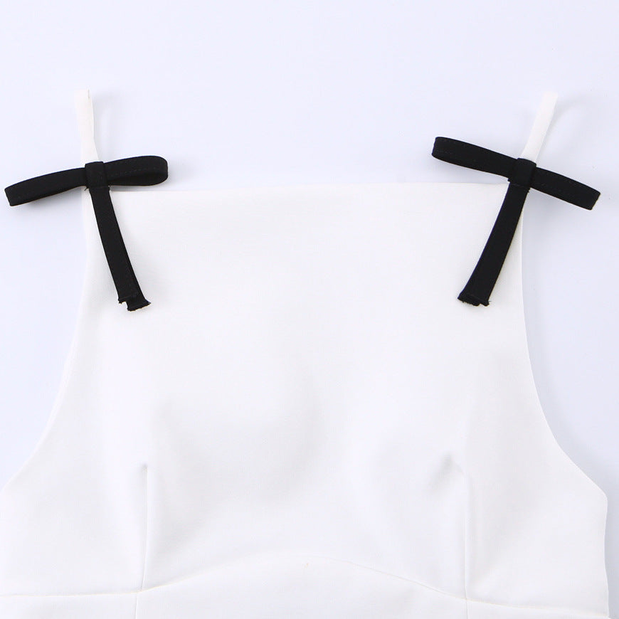 Elena Hot girl bow embellished camisole top