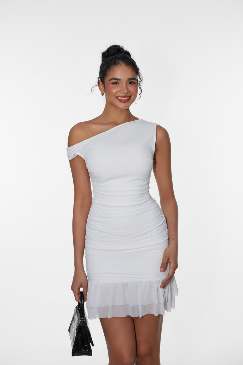 Linai Lace Trim Dress
