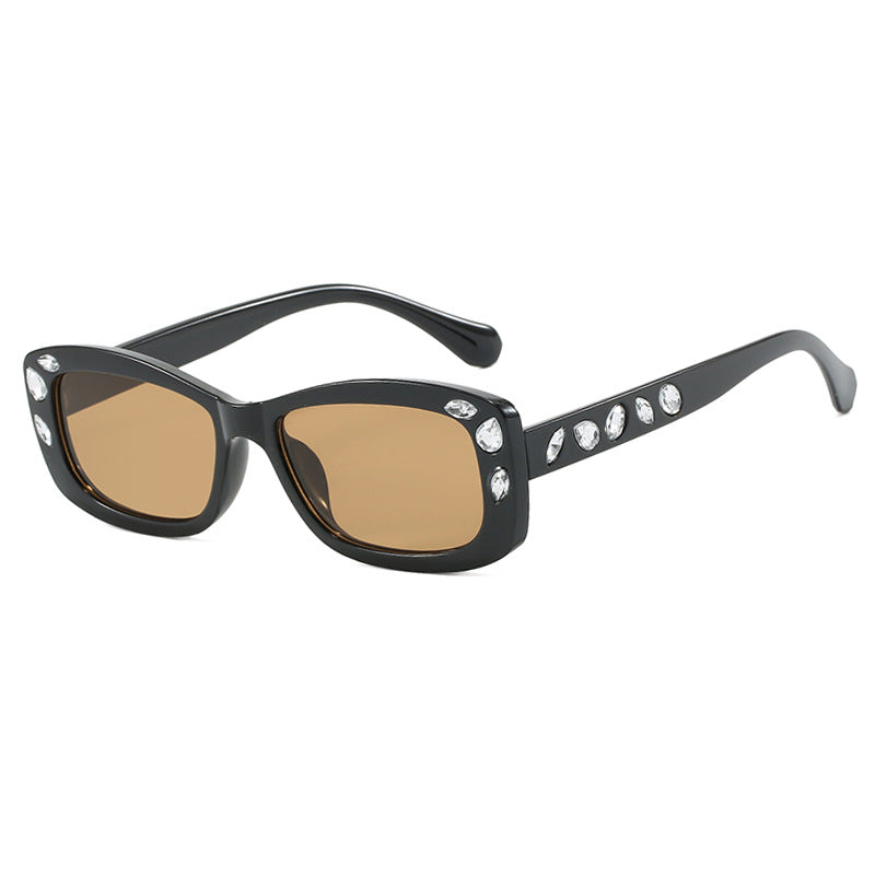 Diamond Dust oval sunglasses