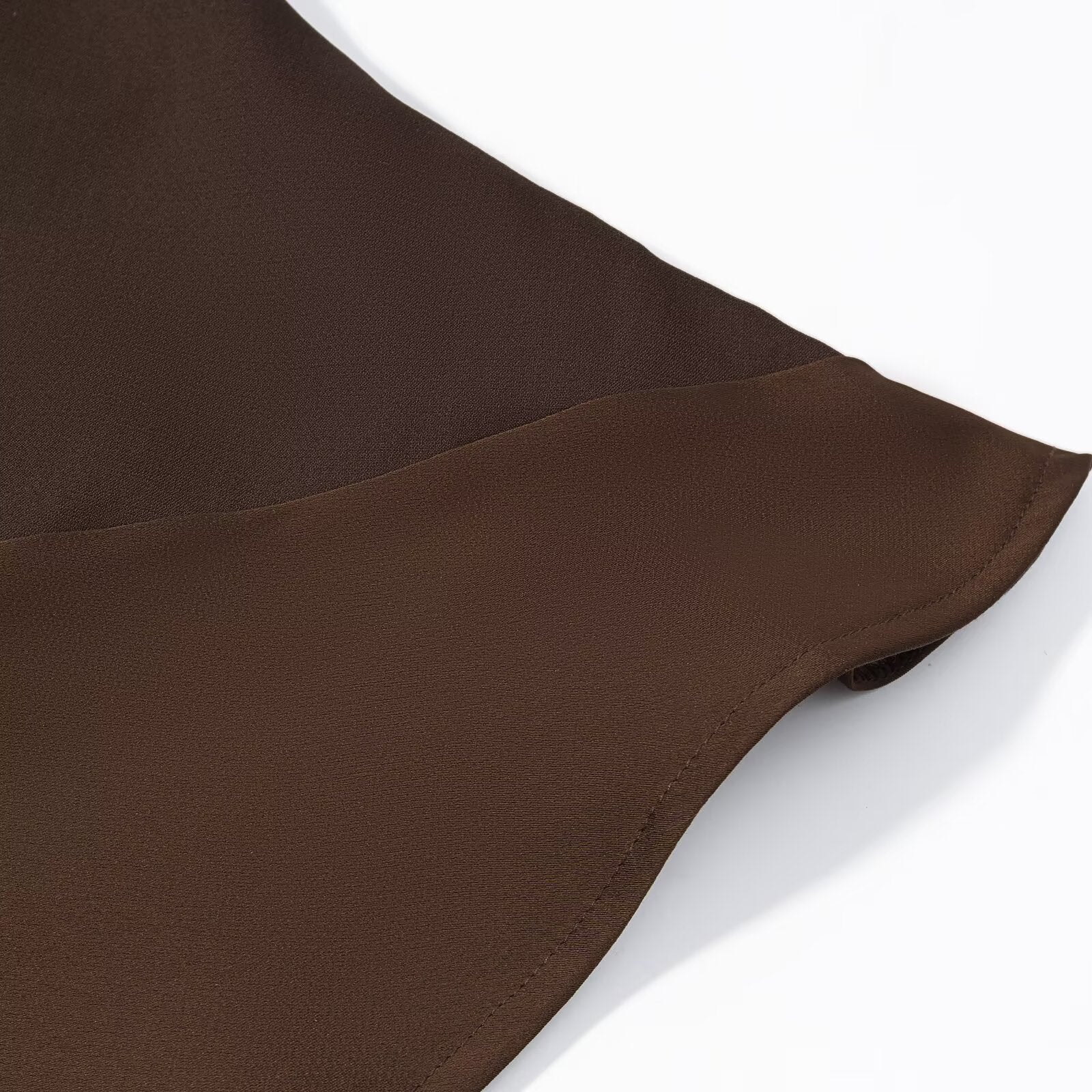 Style New Women's Fashionable Elegant Spliced Satin-Like Underwear-Style Top