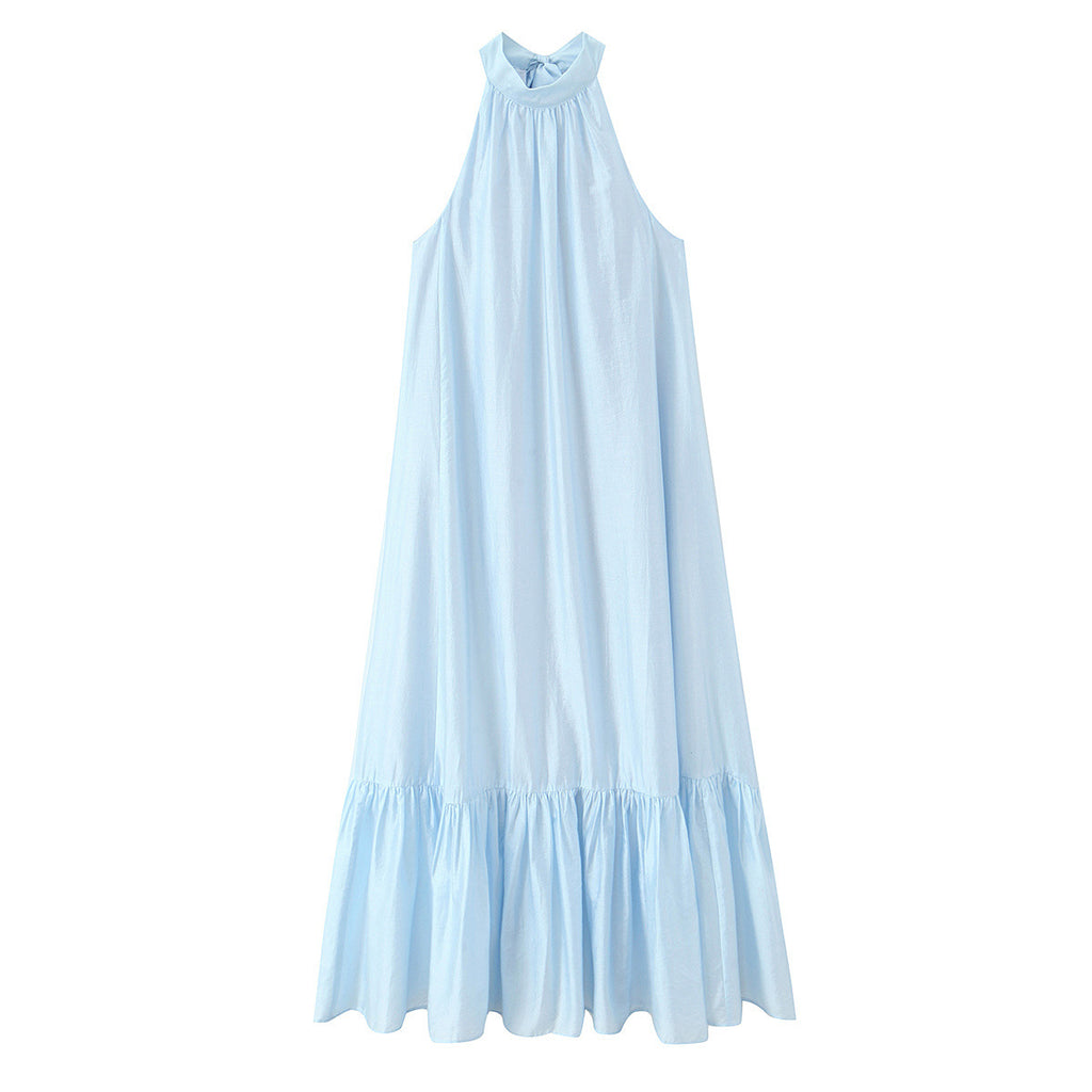 Coastal Elegance Ruffle Dress