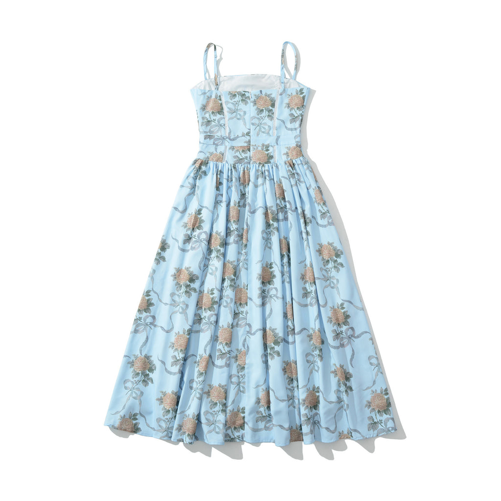 The floral  Versatile Lace Spliced Dress