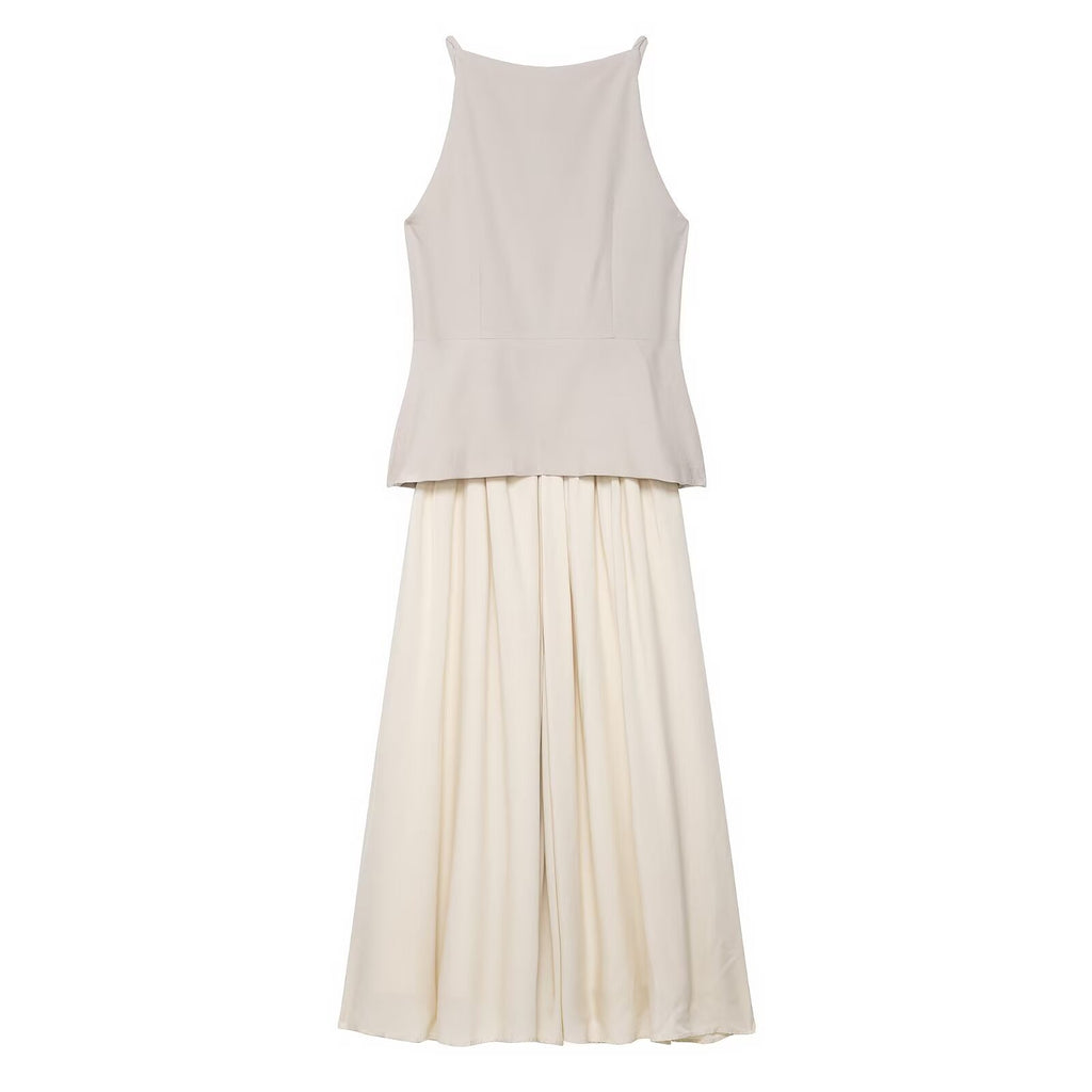 Ellie Small pleated skirt MIDI vest dress