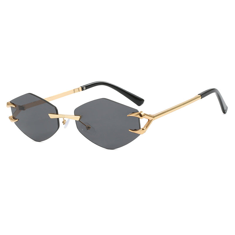 The Riviera Diamond Frameless Hook Sunglasses