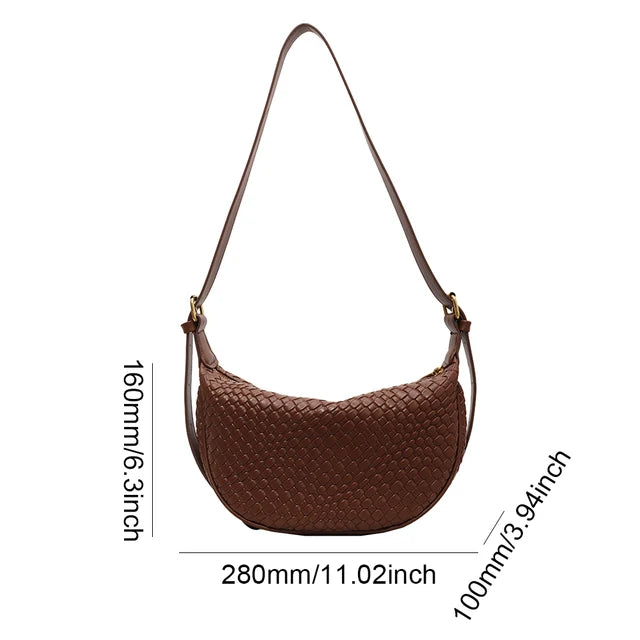 Toya single shoulder crossbody dumplings bag