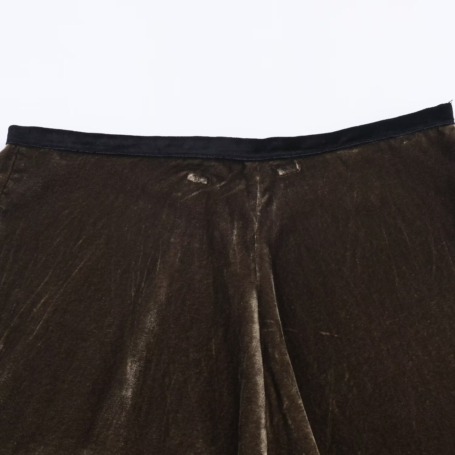 Velvet lace half skirt women's clothing