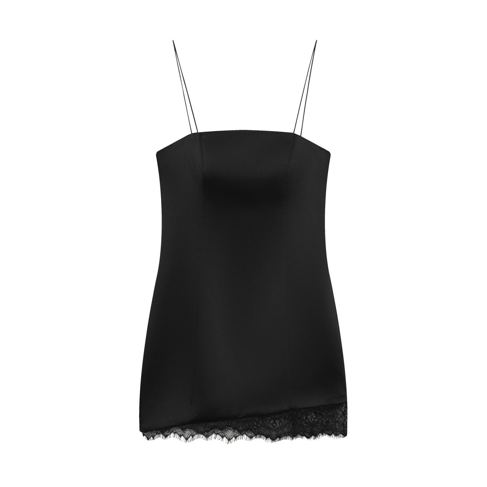 Lace satin textured dress for women's wear