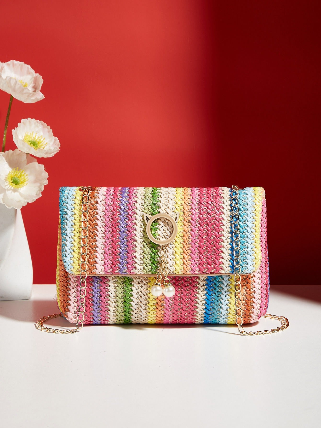 Lina simple small square bag
