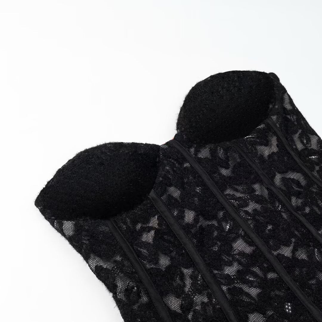 Savannah Spicy girl velvet lace corset