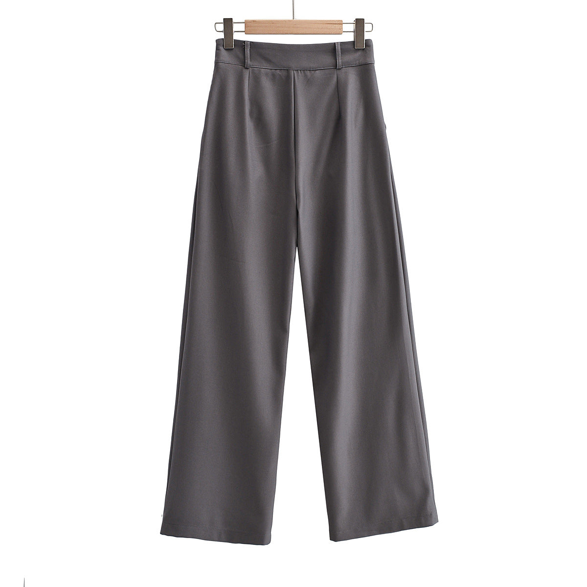 Ariel Loose pleated straight leg hanging wide leg casual pants