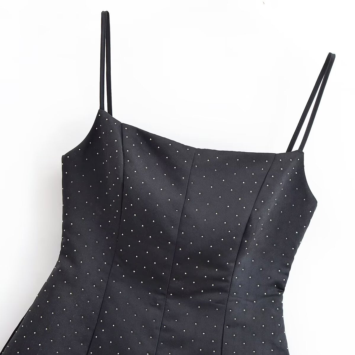 Lisa Retro-Inspired Polka Dot Fit & Flare Mini Dress