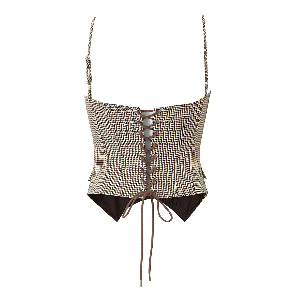 Single breasted drawstring strap slim fit sling