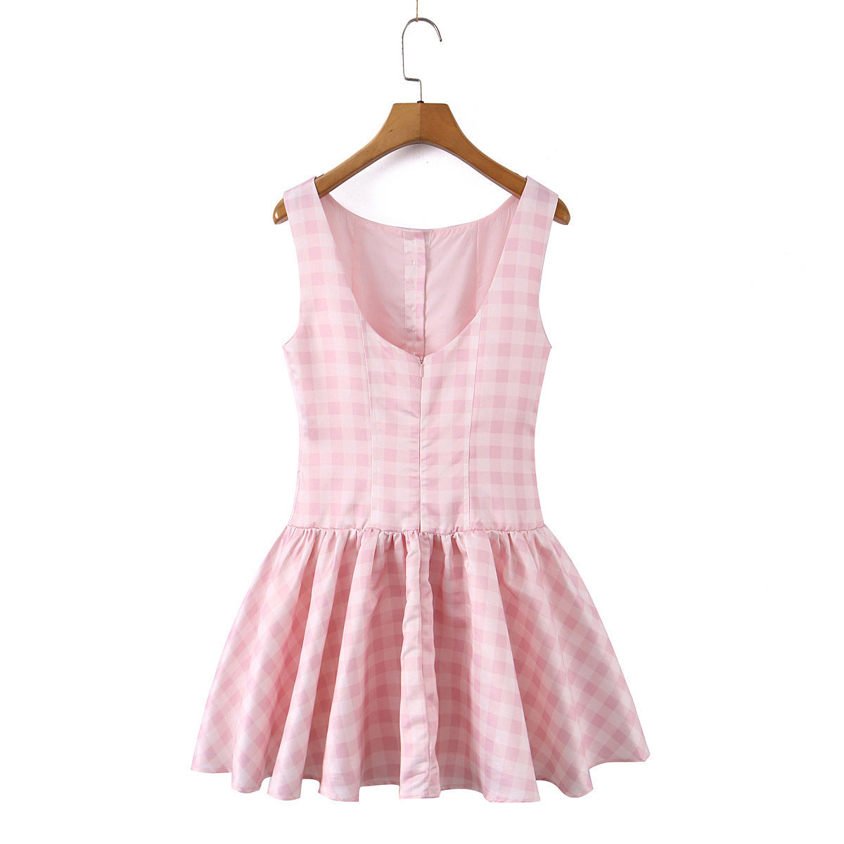 The Camille Gingham Mini Dress