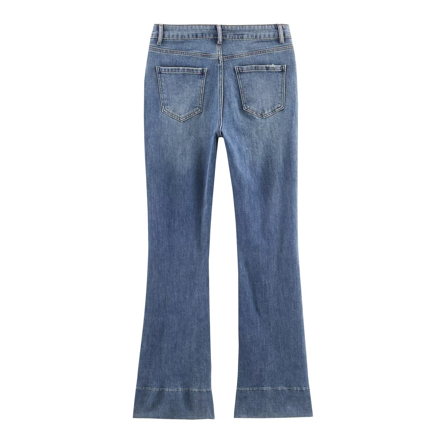 Solange Mid waist flared jeans