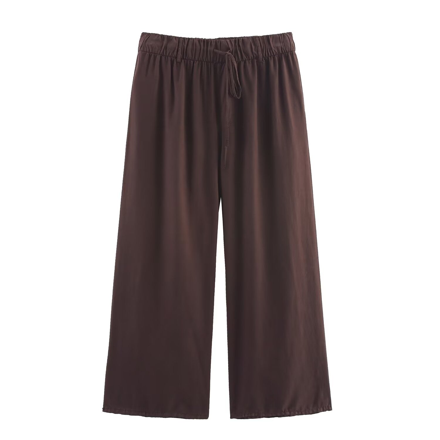 Elisa Hanging neck collar hanging top+cropped pants set