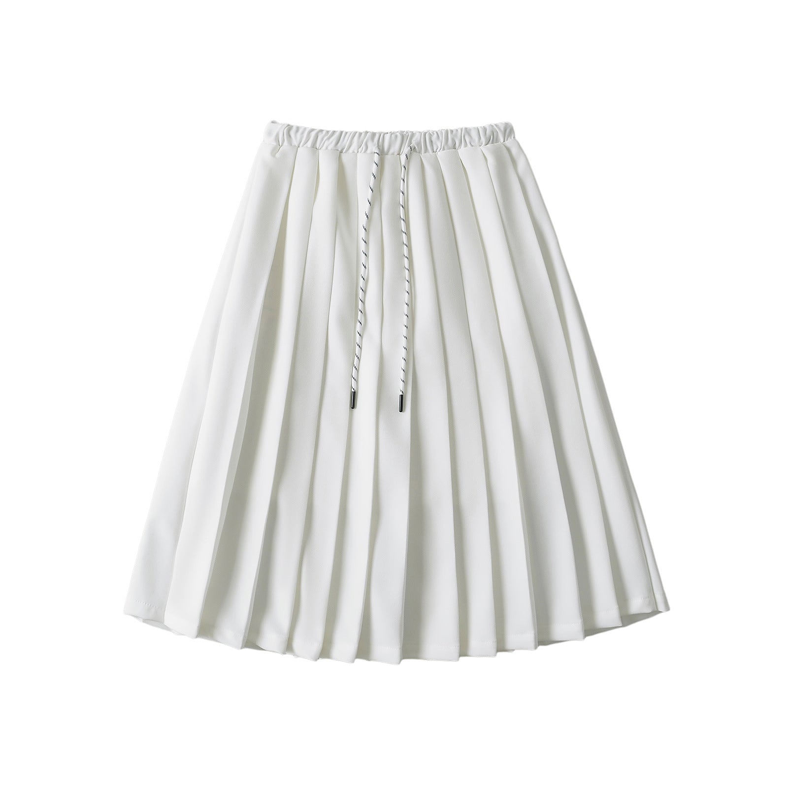 Brooklyn" Drawstring Pleated Tennis Skirt