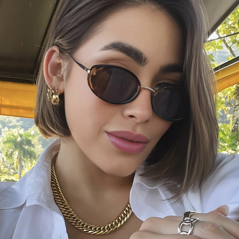 The 'Cool Girl' Ovals Sunglasses