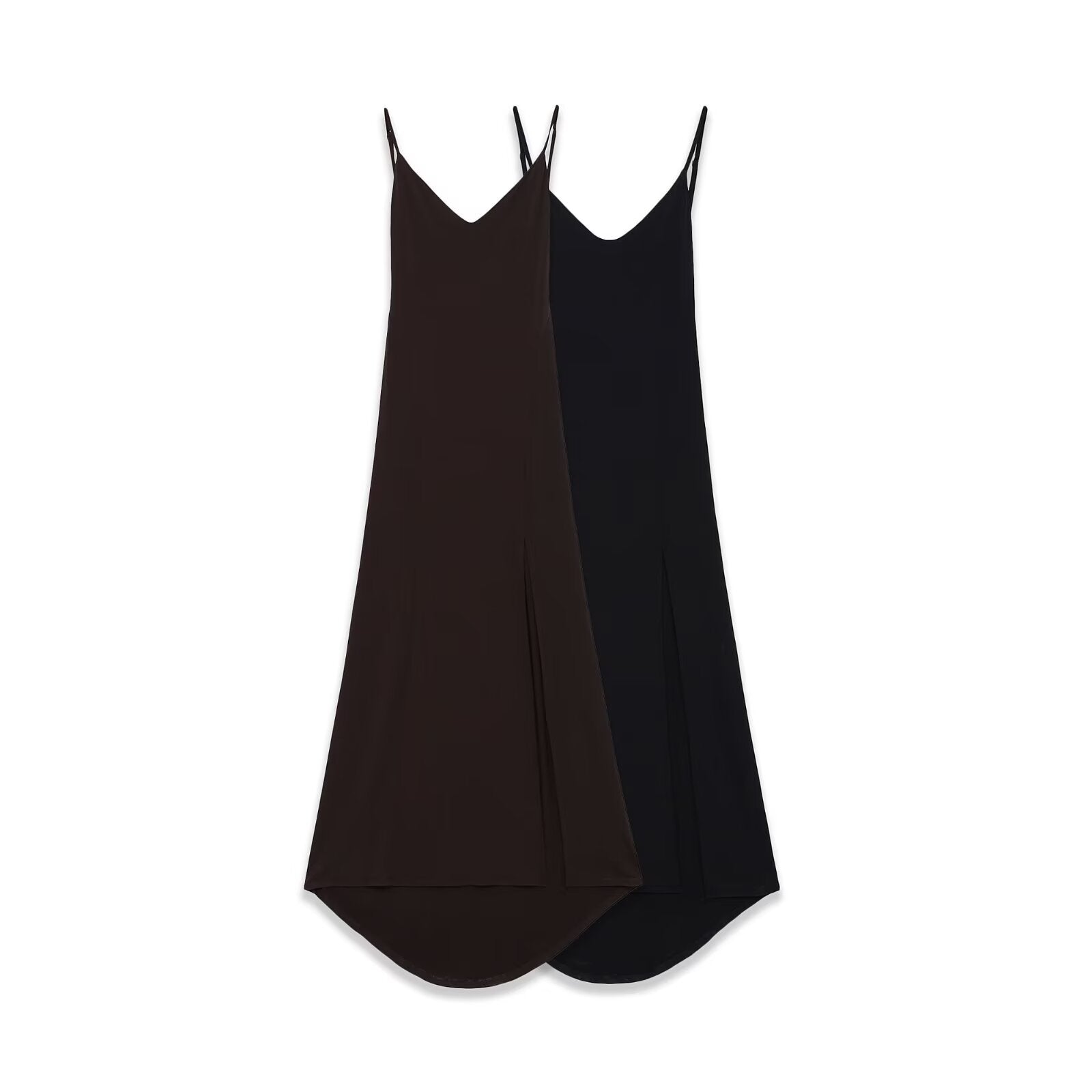 Crepe long dress for women's clothing