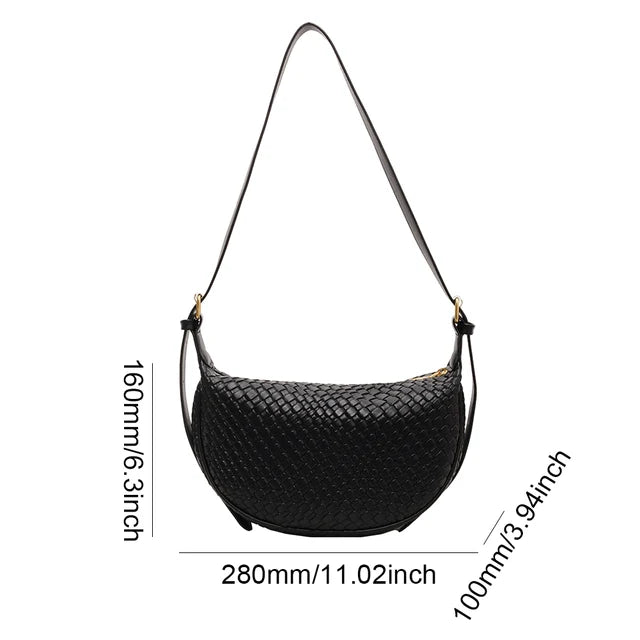 Toya single shoulder crossbody dumplings bag