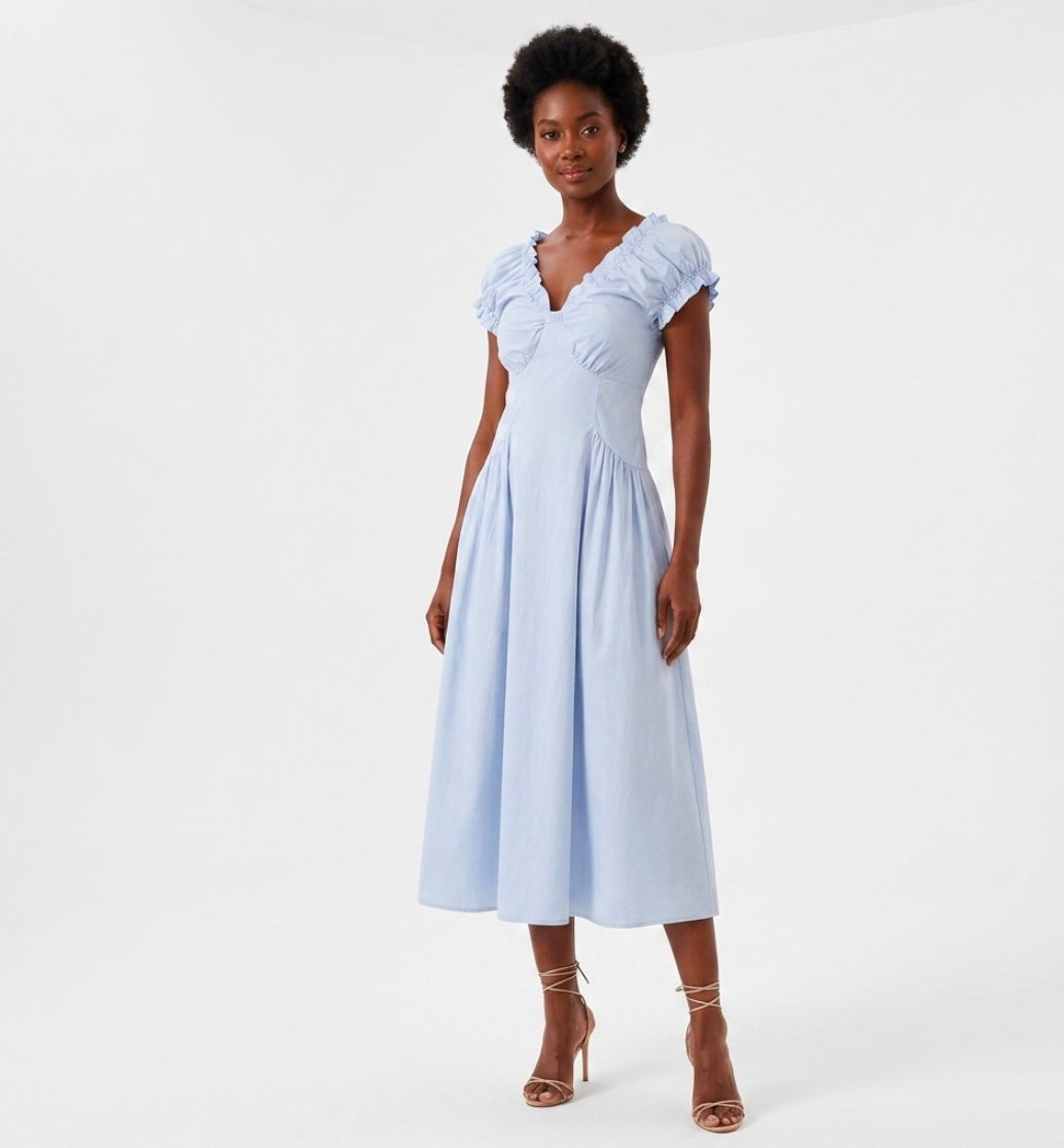 Lana Hepburn pleated pocket dress