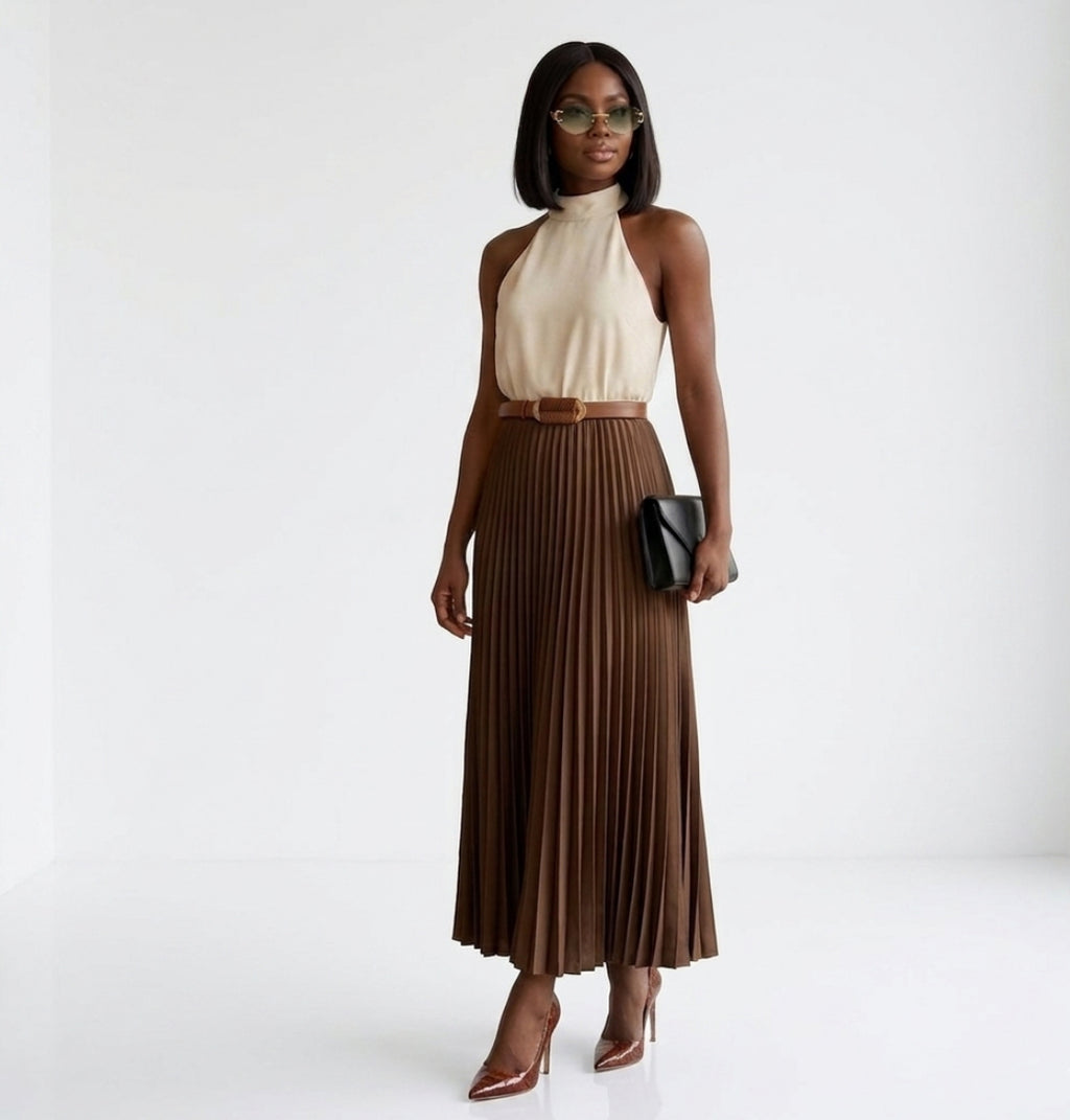 The 5th Ave Pleat dress
