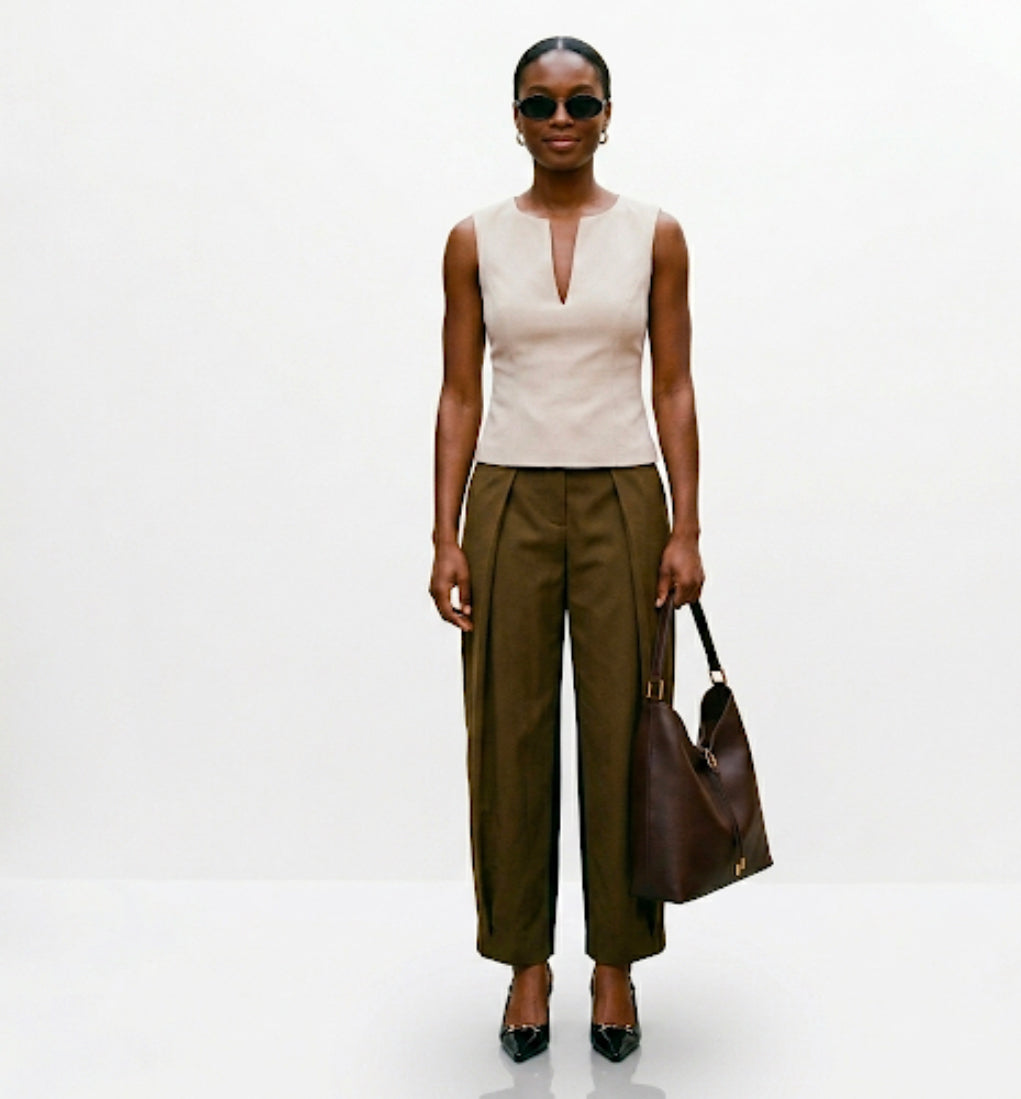 Soho Studio Pleaded Wide-Legs